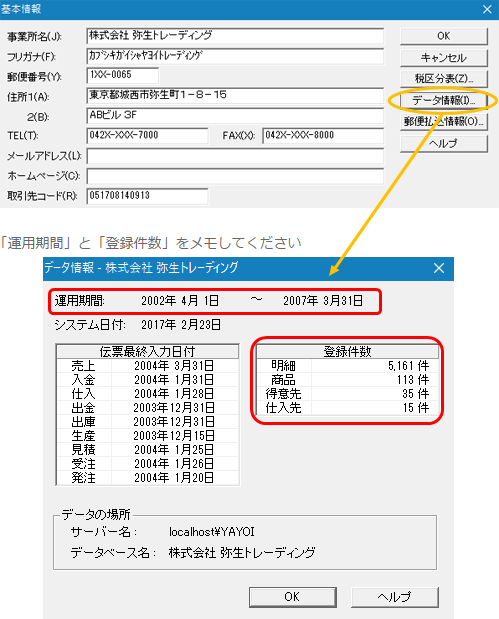 弥生販売旧バージョンからのデータコンバート：データコンバート｜弥生