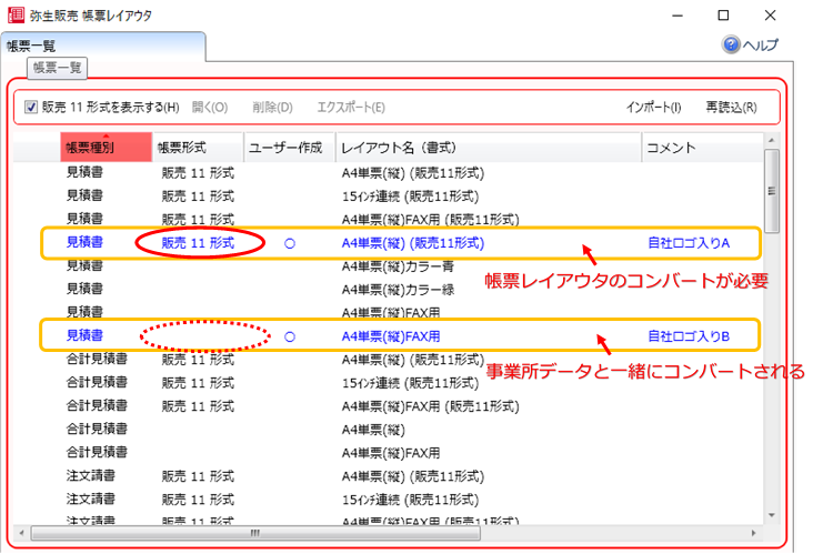 弥生販売旧バージョンからのデータコンバート：データコンバート｜弥生